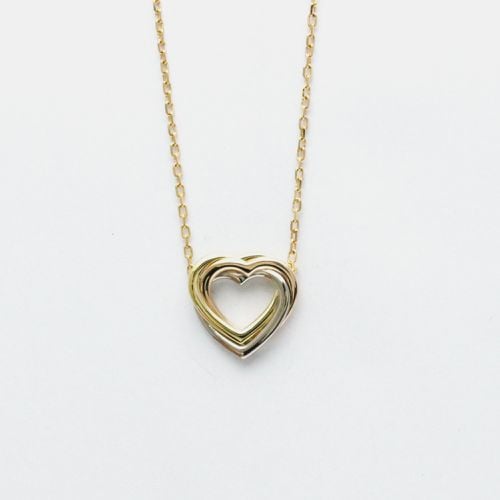 Cartier Trinity Yellow, Rose, White Gold Trinity Heart Necklace - Cartier - Modalova