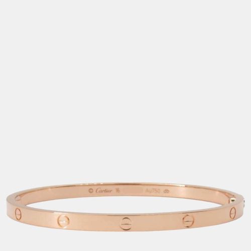 Cartier 18K Rose Gold Love Bangle Bracelet - Cartier - Modalova