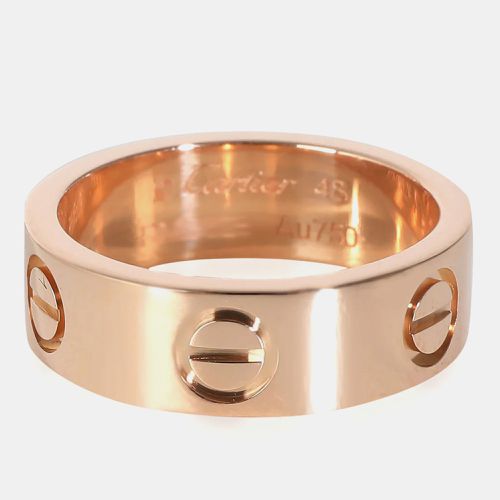 Cartier 18k Rose Gold Love Ring - Cartier - Modalova