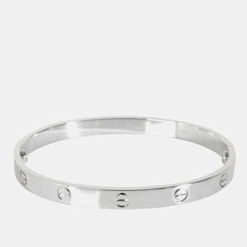 Cartier 18k White Gold Love Bracelet - Cartier - Modalova