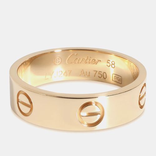 Cartier 18k Yellow Gold Love Fashion Ring - Cartier - Modalova