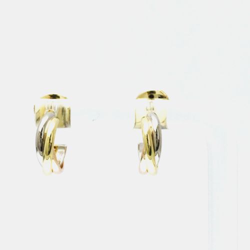 K Yellow, Rose, Gold Trinity Clip-On Earrings - Cartier - Modalova