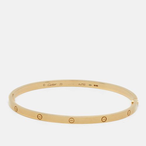 Love 18k Gold Small Model Bracelet 20 - Cartier - Modalova