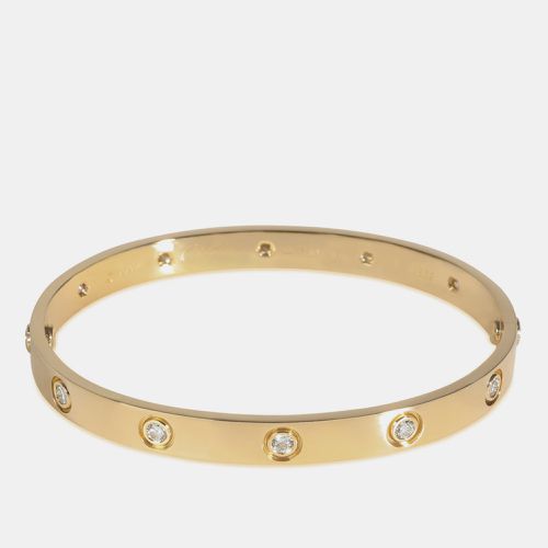 Cartier Yellow Gold Love Bracelet, 10 Diamonds - Cartier - Modalova