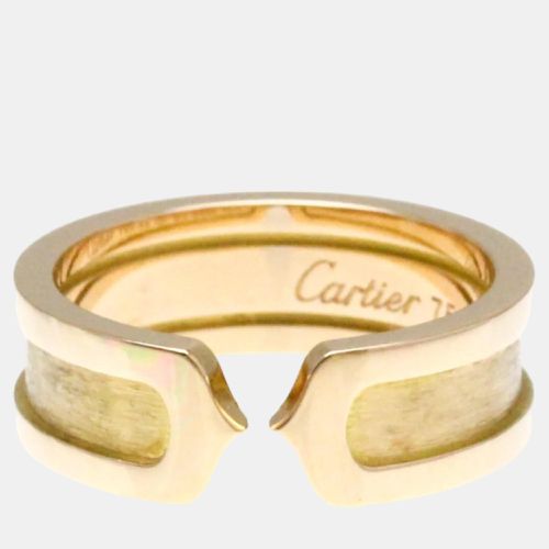 Cartier 18K Rose Gold C De Cartier Band Ring EU 52 - Cartier - Modalova