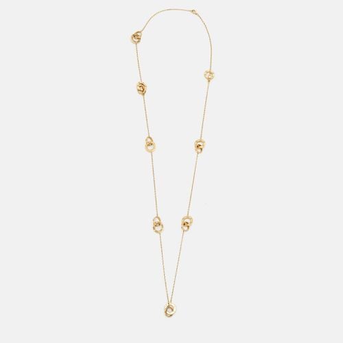 Cartier Love Interlocking Loops 18k Yellow Gold Long Necklace - Cartier - Modalova