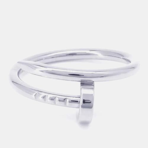 Cartier 18K White Gold Juste Un Clou Ring EU 48 - Cartier - Modalova