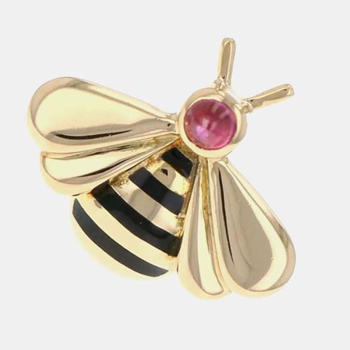 Cartier Yellow Gold & Enamel Vintage Bee Pin - Cartier - Modalova