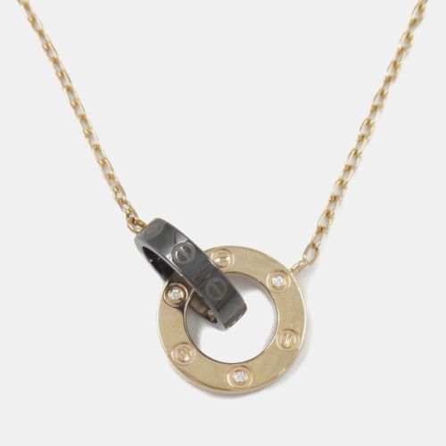 K Rose Diamond Ceramic Love Necklace - Cartier - Modalova