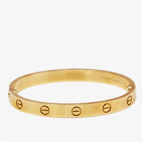 Love 18k Gold Classic Model Bracelet 16 - Cartier - Modalova