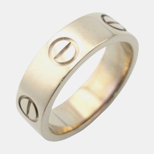 K Gold Love Band Ring EU 50 - Cartier - Modalova