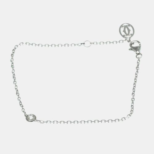 K Gold Diamond XS D'Amour Bracelet - Cartier - Modalova
