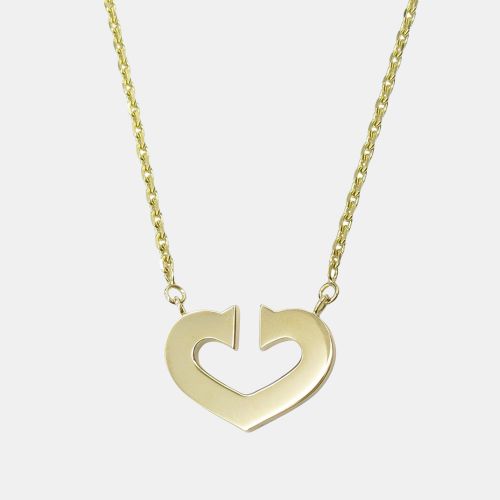 C De Heart 18K Gold Pendant Necklace - Cartier - Modalova