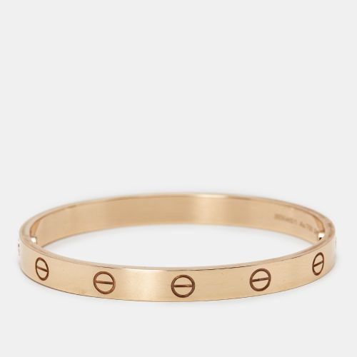 Cartier Love 18k Rose Gold Classic Model Bracelet 17 - Cartier - Modalova