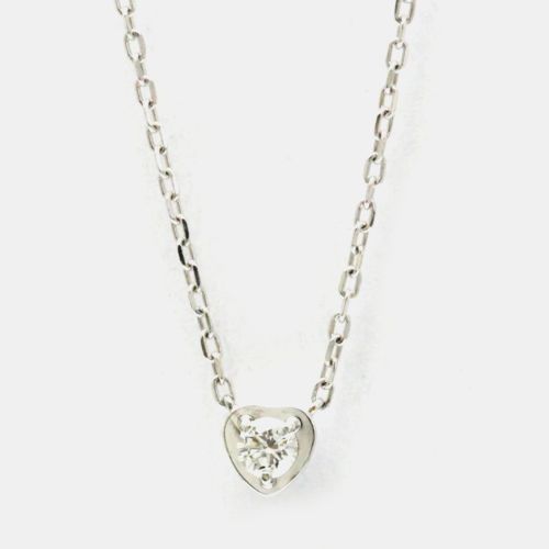 D'Amour Heart 18K Gold Diamond Necklace - Cartier - Modalova