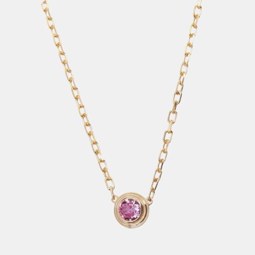 D'amour 18K Rose and Pink Sapphire Pendant Necklace - Cartier - Modalova