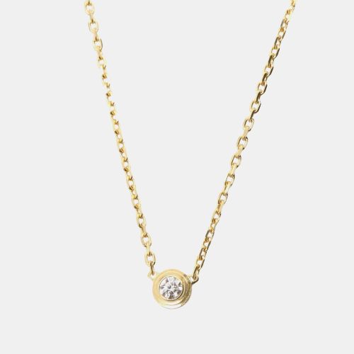 D'amour Diamond 18K Gold Necklace - Cartier - Modalova