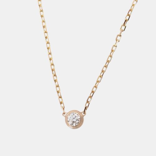 D'amour 18K Rose Diamond Necklace - Cartier - Modalova