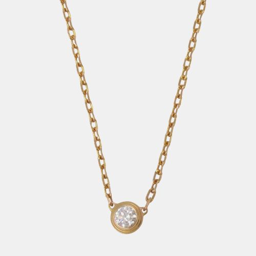 D'amour 18K Rose and Diamond Pendant Necklace - Cartier - Modalova