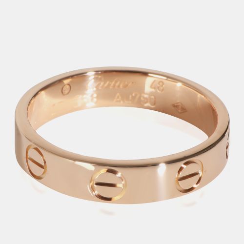 Cartier 18K Rose Gold Love Ring EU 48 - Cartier - Modalova