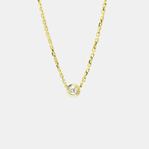 Cartier 18K Yellow Gold and Diamond Diamants Légers Pendant Necklace - Cartier - Modalova