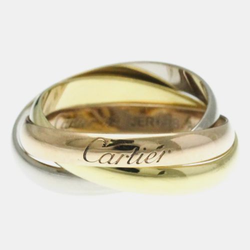 K Yellow, Rose, Gold Trinity Band Ring EU 49 - Cartier - Modalova