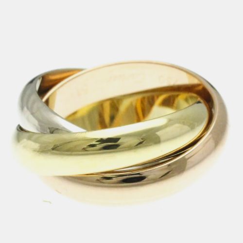 K Yellow, Rose, Gold Trinity Band Ring EU 51 - Cartier - Modalova