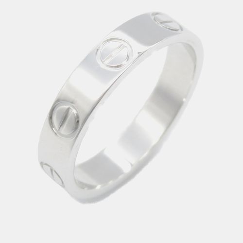 Cartier 18K White Gold Love Ring EU 47 - Cartier - Modalova