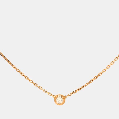 Cartier d'Amour Diamond 18k Rose Gold XS Model Necklace - Cartier - Modalova