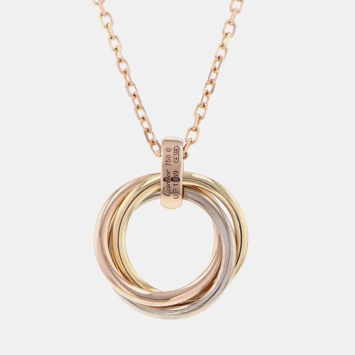 Cartier 18k Pink Gold 18k White Gold 18k Yellow Gold Trinity Necklace - Cartier - Modalova