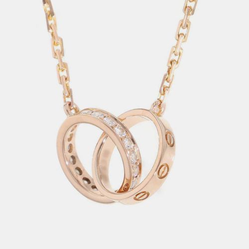 Cartier 18K Rose Gold and Diamond Baby Love Necklace - Cartier - Modalova