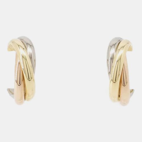 K White, Yellow, Rose Trinity Earrings - Cartier - Modalova