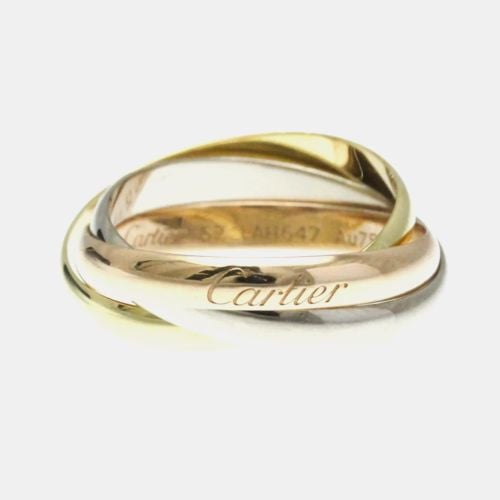 K Yellow, Rose, Gold Trinity Band Ring EU 52 - Cartier - Modalova