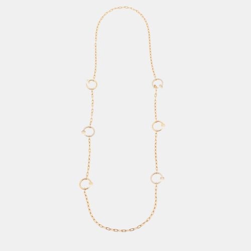 Cartier Juste Un Clou Diamonds 18k Rose Gold 6 Motif Long Necklace - Cartier - Modalova