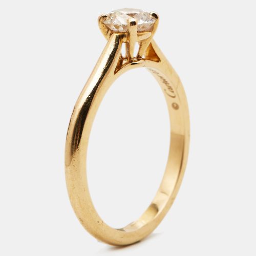 Cartier 1895 Diamond 18k Yellow Gold Solitare Ring Size 51 - Cartier - Modalova