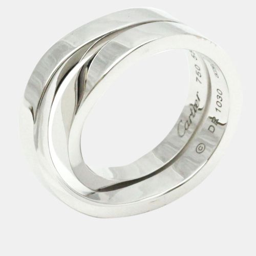 Cartier 18K White Gold Paris Nouvelle Vague Band Ring EU 55 - Cartier - Modalova