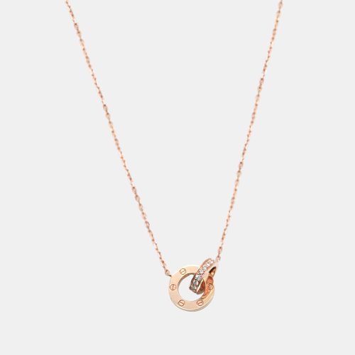 Cartier Love Necklace in 18K Rose Gold 0.3 CTW - Cartier - Modalova