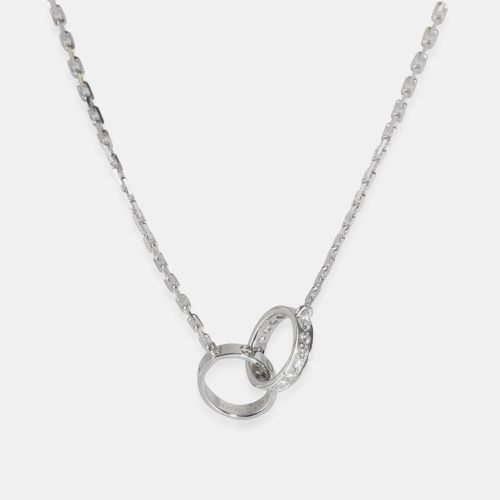 Cartier 18k White Gold 0.22 CTW Love Fashion Necklace - Cartier - Modalova