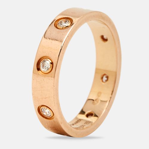 Cartier Love 8 Diamond 18k Rose Gold Wedding Band Ring 52 - Cartier - Modalova