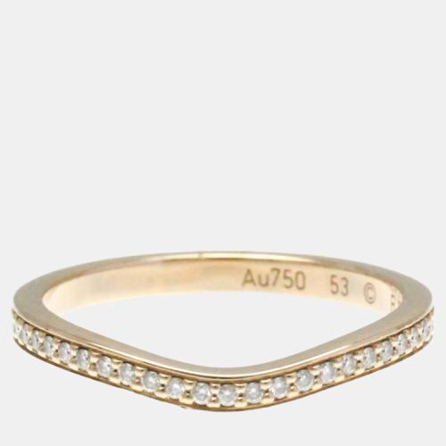 Cartier 18K Rose Gold and Diamond Ballerine Band Ring EU 53 - Cartier - Modalova