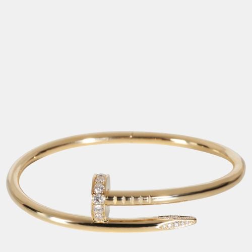 Cartier Yellow Gold Diamonds Juste Un Clou Bracelet - Cartier - Modalova