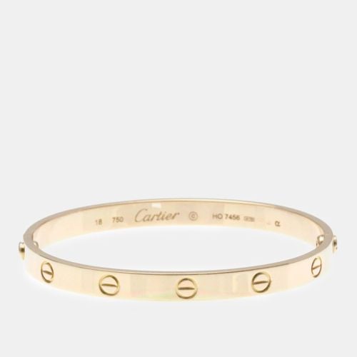 Cartier 18K Rose Gold Love Bangle Bracelet - Cartier - Modalova