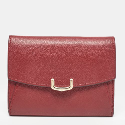 Cartier Dark Red Leather C De Cartier Wallet - Cartier - Modalova