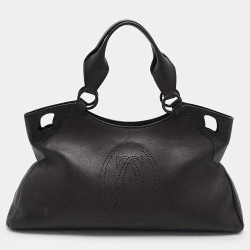 Cartier Black Leather Marcello de Cartier Satchel - Cartier - Modalova