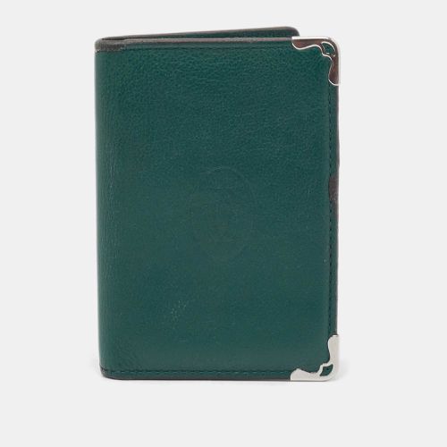 Cartier Green Leather Must de Cartier Card Case - Cartier - Modalova