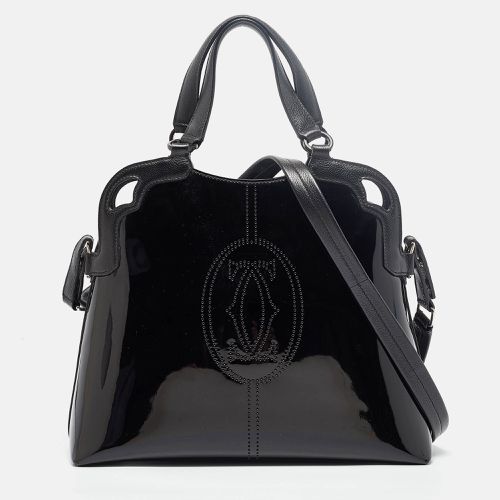 Cartier Black Patent and Leather Marcello de Cartier Satchel - Cartier - Modalova