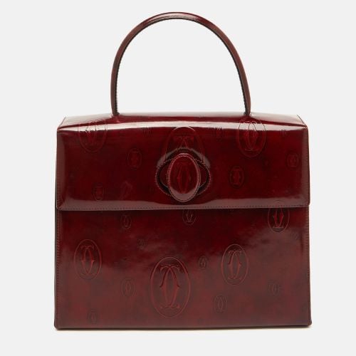 Patent Leather Happy Birthday Top Handle Bag - Cartier - Modalova