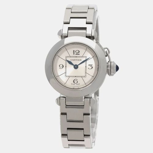 Stainless Steel Miss Pasha Quartz Women's Wristwatch 27 mm - Cartier - Modalova