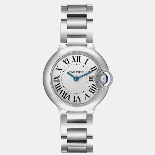 Ballon Bleu Dial Quartz Steel Ladies Watch W69010Z4 28 mm - Cartier - Modalova