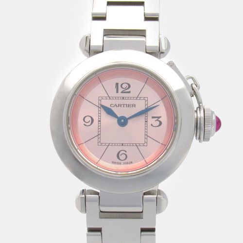 Stainless Steel Miss Pasha Quartz Women's Wristwatch 27 mm - Cartier - Modalova